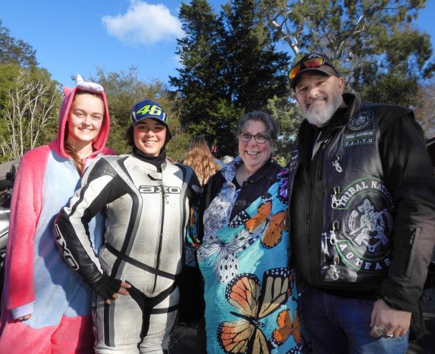 Arrow Koehler Legacy Ride co-organisers Meghan Hay (left) and Natalee Taylor (second from left)...