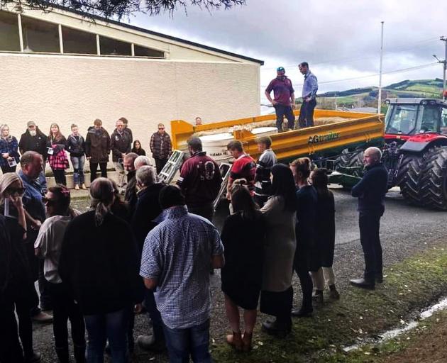 Garth McLachlan made "a mockery" of Mr McCall’s funeral after driving a tractor during the...