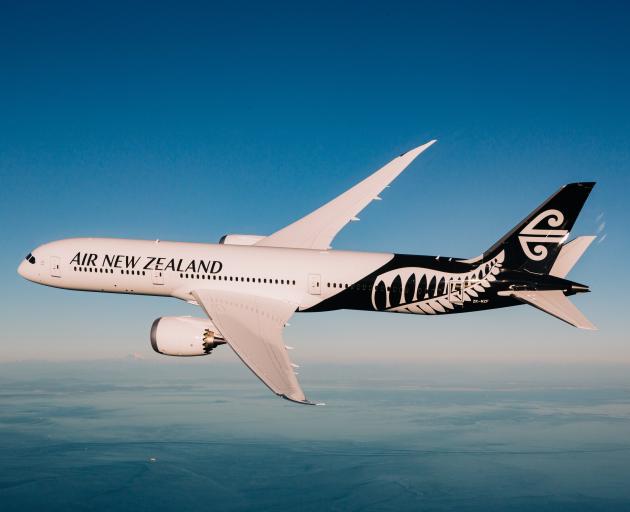 An Air New Zealand Boeing 787-9 Dreamliner will make a rare appearance in the skies above...