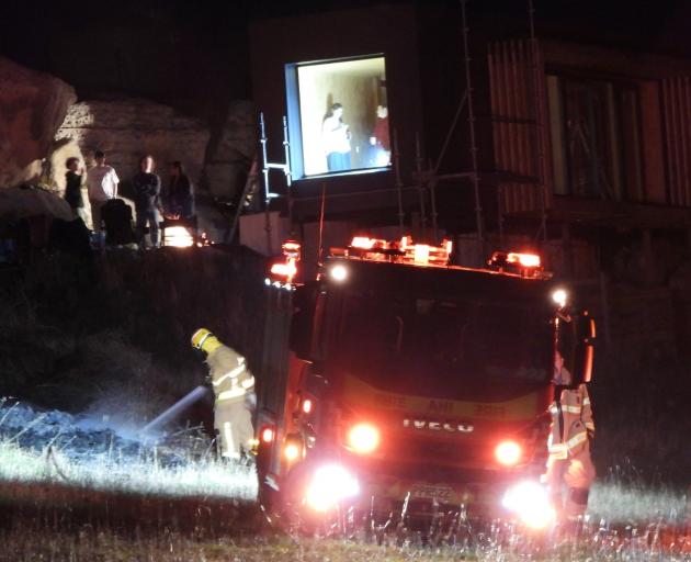 Fire and Emergency New Zealand firefighters were called to a grass fire at Totara, in...