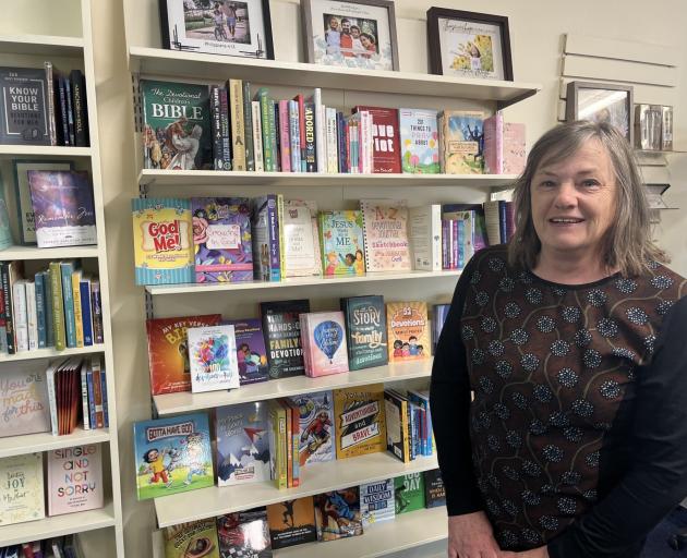 Lorraine Clark manages the newly opened Christian bookstore, Riverbooks. PHOTO: GERRIT DOPPENBERG