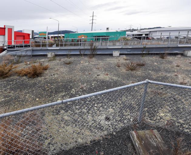 A cap covers the former gasworks’ tar pit beside Hillside Rd. PHOTO: STEPHEN JAQUIERY