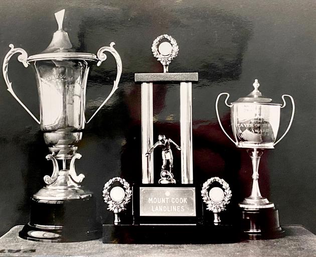 The Bolam Cup, Christchurch Sunday Soccer League trophy, and the player of the match award for...