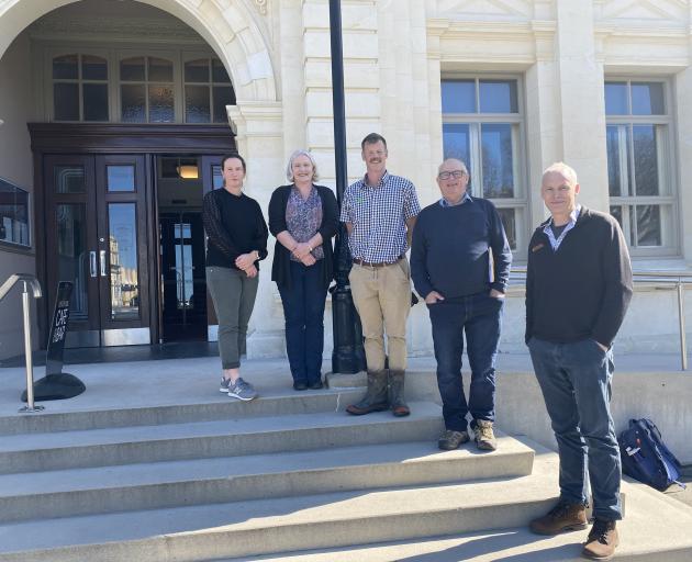 The NZ Grassland Association conference is being hosted in Oamaru in November. Pictured from left...