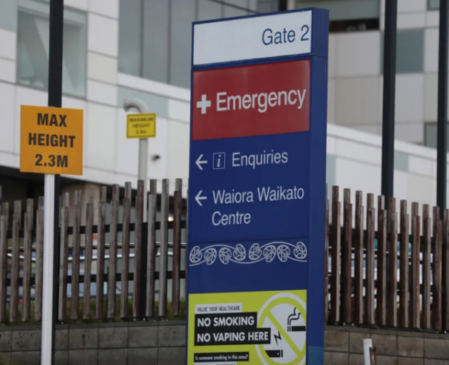 The woman died in Waikato Hospital's emergency department. Photo: RNZ