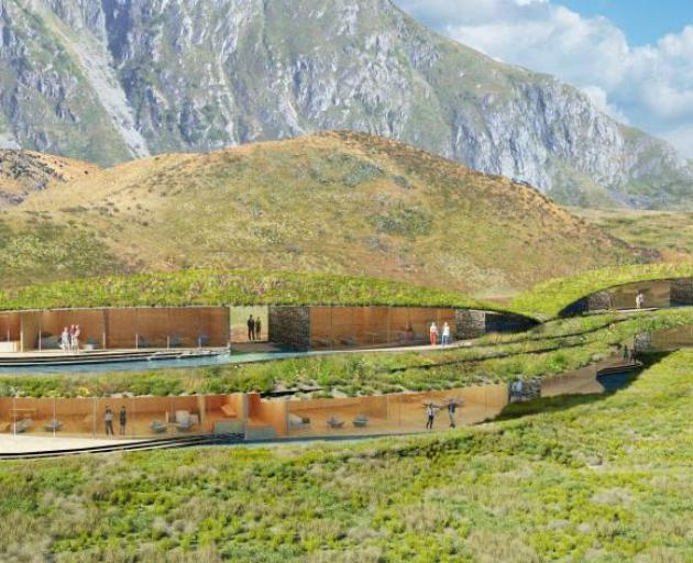 Peter Thiel’s proposed luxury lodge near Wanaka. Image supplied