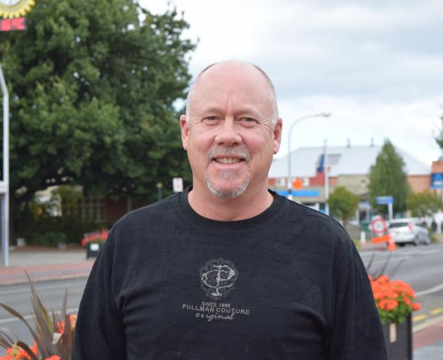 Mosgiel Business Association acting chairman Lee Macaskill.  Photo: Shawn McAvinue 
 