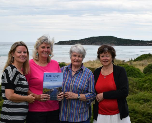 From left: Family historian Elizabeth Cowie, Taieri Mouth Amenities Society president Jeannine...