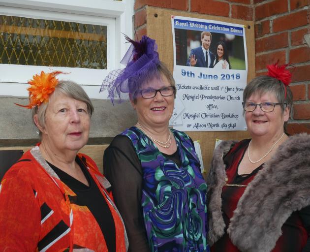 Mosgiel North Taieri Presbyterian Church members (from left) Noeline Brock, Joan Ayson and Alison...