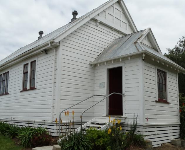 The former Berwick Church, which was moved to the Taieri Historical Museum and Park in 1997,...