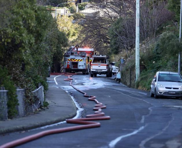 Emergency services were called to the fire on Cressy St. Photo: George Heard