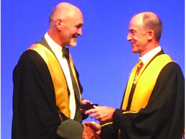 Mr Hunter was awarded the Gordon Trinca Medal by the Royal Australasian College of Surgeons in...