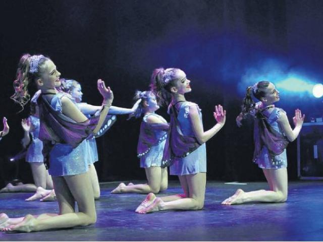 Dancing stars . . . The North Canterbury School of Dance juniors performed on stage during the...