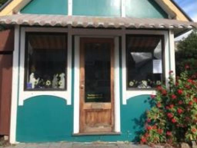 The small knitted good shop on Rue Lavaud in Akaroa. Photo: Supplied