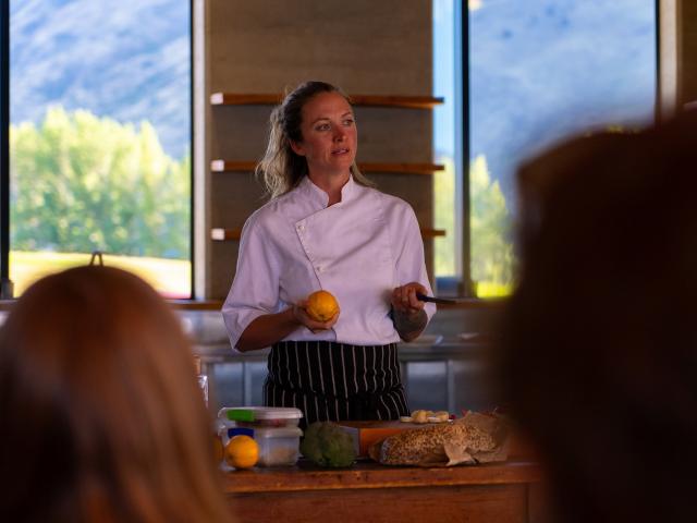 Chef Evelyn Vallilee shares tips and recipes as part of the Every Bite programme. Photo: Orla Ó...