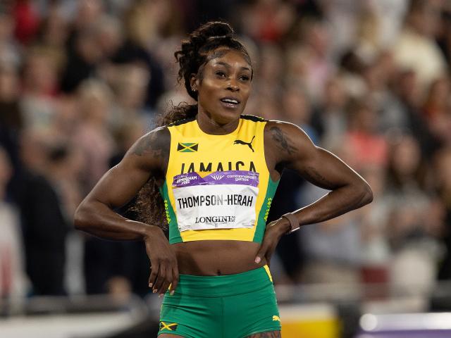 Jamaica's Elaine Thompson-Herah says she'll be cheering on her compatriots in Paris - hopefully...