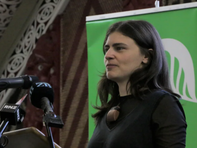 Green Party co-leader Chlöe Swarbrick. Photo: RNZ    