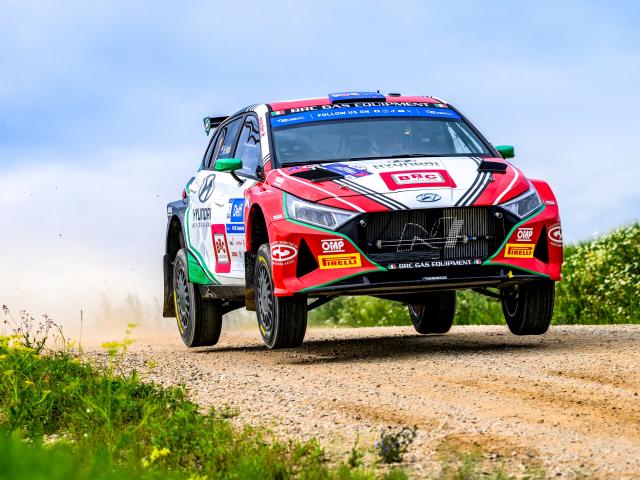 Hayden Paddon in action at Rally Estonia. PHOTO: PADDON RALLYSPORT