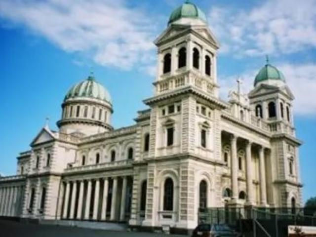 The cathedral before it suffered major earthquake damage. Photo: Heritage New Zealand