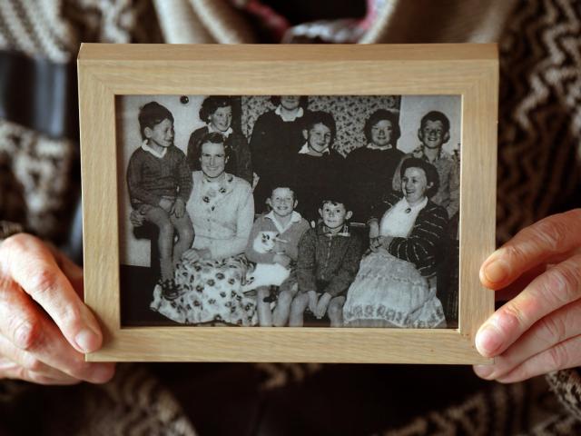 David*, a former Glendining home resident, pictured here in a group shot at the home, said there...