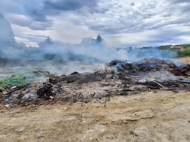 Michael Booth’s fire released potentially harmful toxins into the air in Mosgiel. PHOTO: OTAGO...