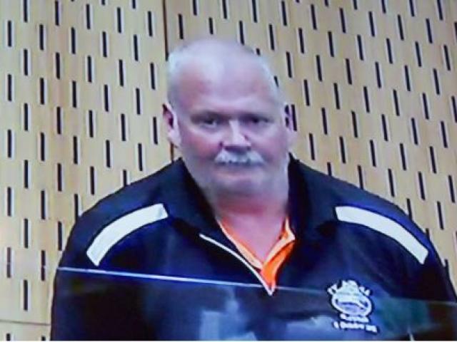 Truck driver Tony Wells appeared for sentencing in the Nelson District Court via video link from...