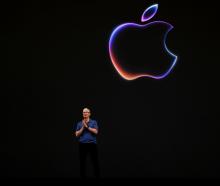 Apple CEO Tim Cook at its developer conference. The tech giant says it plans to differentiate...