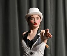 Aliyah Foote performs at the Dunedin Tap Dancing Society competitions at Coronation Hall in...