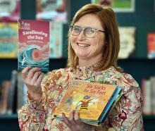 Columba College teacher Samantha Montgomerie, who also writes children’s books, is going to...