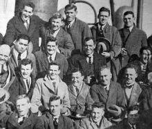 The All Blacks arrive in Sydney on July 1, 1924 for a series of matches with New South Wales. —...