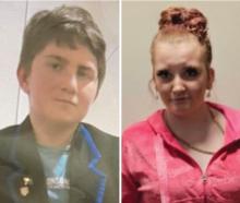 Tylah and Payton have both been reported missing in Christchurch. Photos: Police