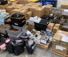 Tobacco and related items, including a cigarette-making machine, were seized by police and...