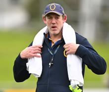 Otago coach Tom Donnelly at a recent training. PHOTO: ODT FILES