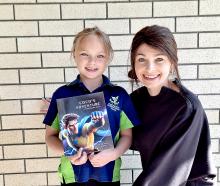 Jessica Dippenaar with mum Anneri. Jessica has written and self-published superhero saga Coco’s...