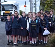 Tahuna Normal Intermediate pupils and King’s High School and Queen’s High School students about...