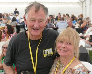 Philip and Joce Sanford, of Queenstown.PHOTOS: TRACEY ROXBURGH