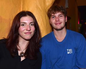 Lucy Oliver and Isaac Leslie, both of Dunedin. PHOTOS: LINDA ROBERTSON