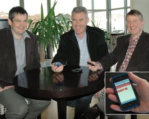 (From left) Hayden Bell, John MacDonald and Graeme Bell.