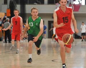 Allenvale School basketball player Luke McDonald in action at the National Summer Games at the...