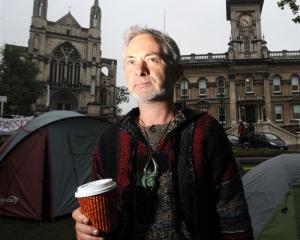 Former property investor Kieran Trass has thrown in his lot with the Occupy movement. Photo by...