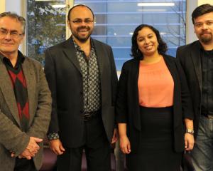 Francisco Araya, of Dunedin, Adelso Yanez, of Dunedin, Amaranta Leon, of Canberra, and Rogelio...