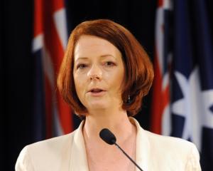 Gallipoli bound . . . Julia Gillard.