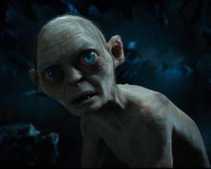 Gollum . . .  Helping lure precious visitors. REUTERS/Warner Bros