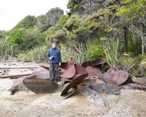 New Zealand Historic Places Trust Otago-Southland regional archaeologist Dr Matthew Schmidt...