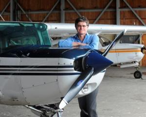 Otago Aero Club captain Warwick Sims at Taieri Airfield. Photo by Craig Baxter.
