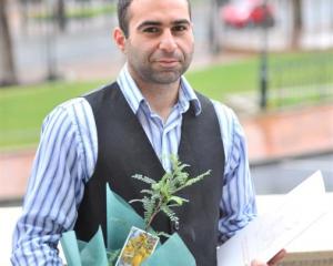 Saif Abdulwahab A. Abdulla is pleased to be a New Zealander after a citizenship ceremony in...