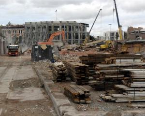 The Christchurch  rebuilding is creating interest in the fortunes of Fletcher Building. Photo by...