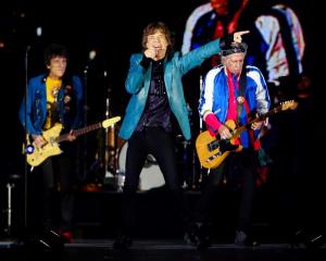 The Rolling Stones perform during their concert in Singapore at the weekend. Photo Reuters