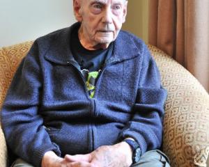 Veteran Colin Rutherford (95) is photographed at the Montecillo Veterans' Home and Hospital this...