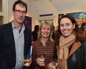 Pieter van Ammers, Suzi Price and Cynthia Langford. all of Dunedin.